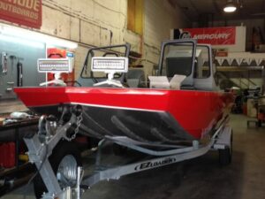 KCK Fire Department Rescue Boat serviced at US Boatworks
