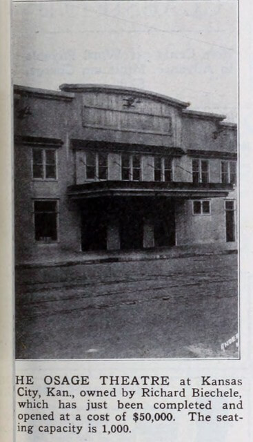 Osage Theater Oepning 1922