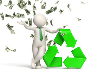 going green  recycle for cash 