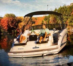 Fall Leaves on Boat Toasting scaled