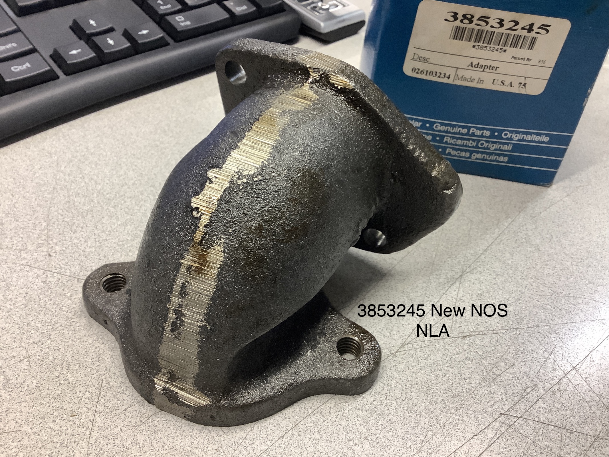 3853245 Volvo / OMC Exhaust Elbow - US Boatworks 