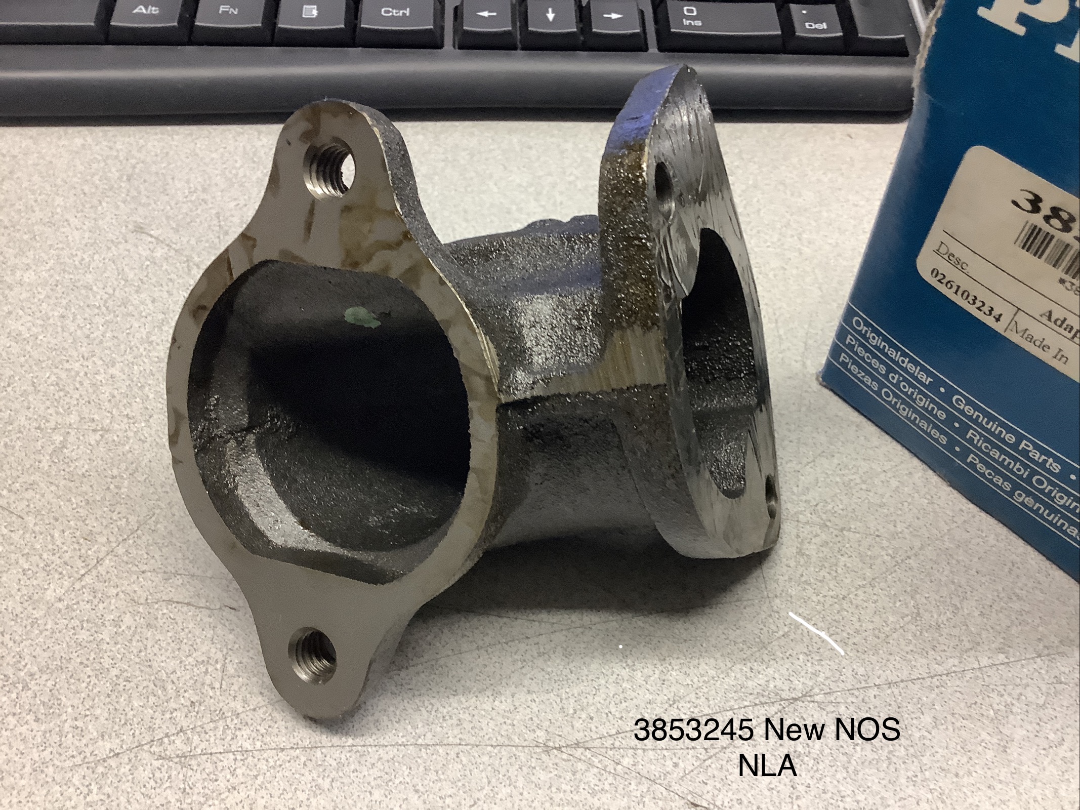 3853245 Volvo / OMC Exhaust Elbow - US Boatworks 