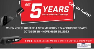 5 Year Free Factory Warranty now through Nov 30, 2023